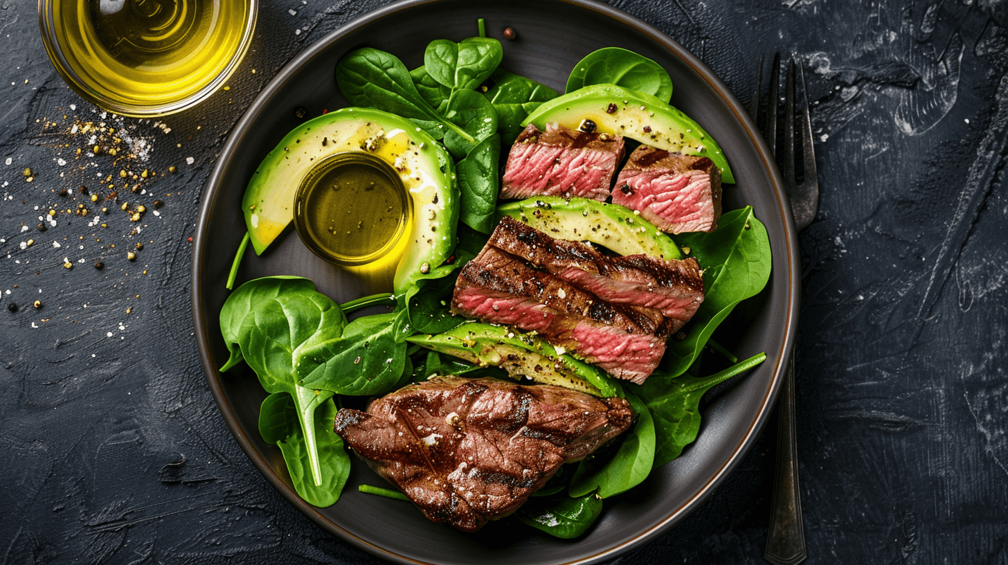 Keto Steak & Avocado Salad