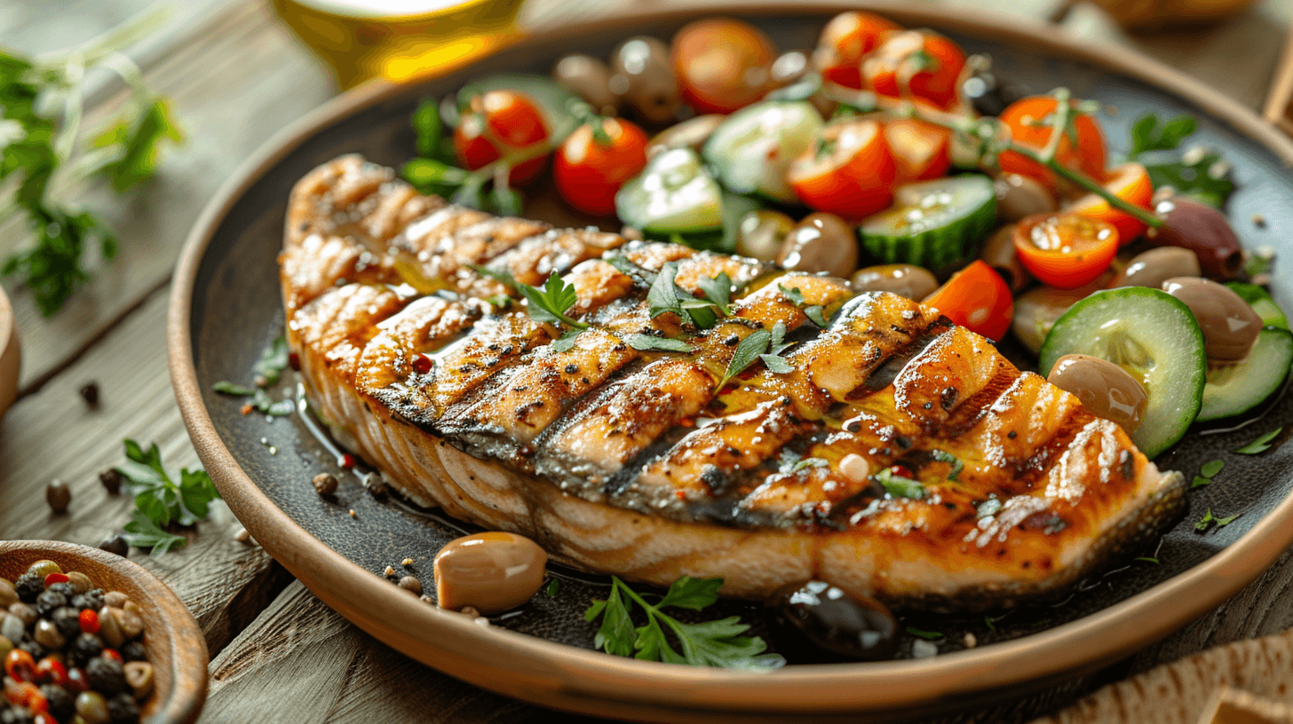 Mediterranean healthy meal